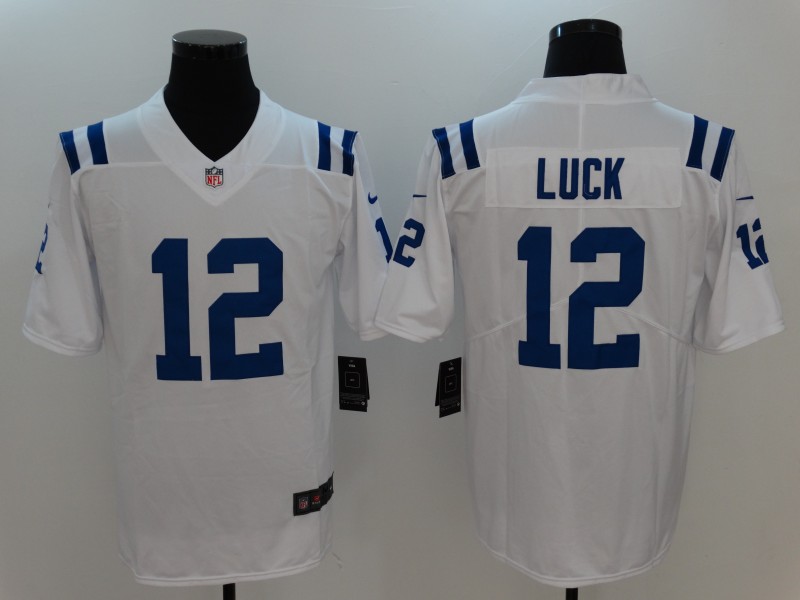 Men's Indianapolis Colts Andrew Luck White Jersey